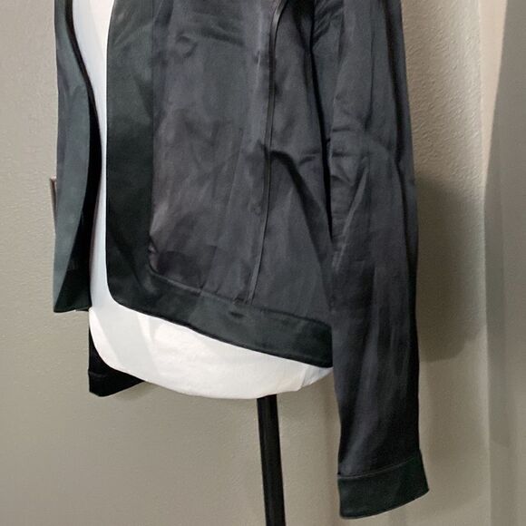 Vintage Emanuel Ungaro 100% Silk Lightweight Open Front Jacket - Picture 3 of 11